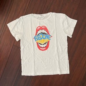 RE/DONE Mouth Graphic Tee